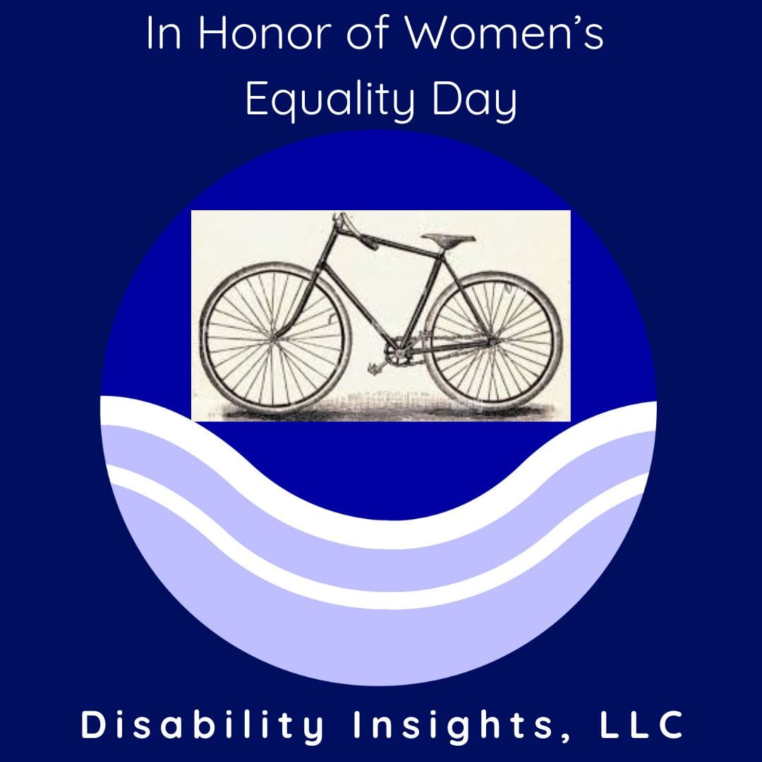 a 1880's safety bike with the disability insights background